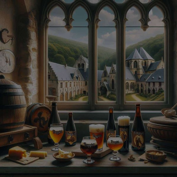 Quelle est l'expérience de loger dans une ancienne abbaye en Belgique avec dégustation de bières trappistes?
