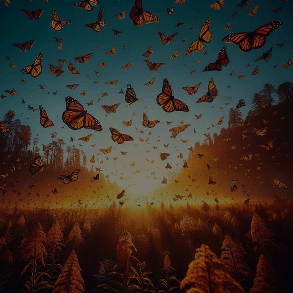 Quel est le meilleur moment pour observer la migration des papillons monarques au Mexique ?